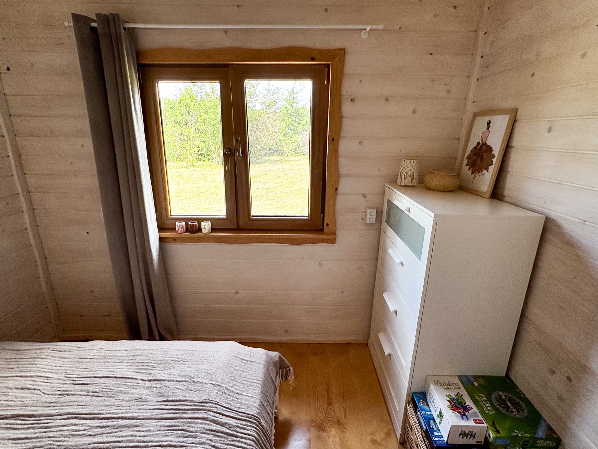 Sypialnia w domku letniskowym